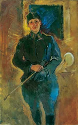 Otto von Aichelburg-Zossenegg as Cavalry Lieutenant