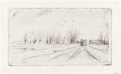 Winter Landscape with Milkmaids