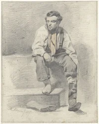 Seated Workman