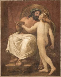 Jupiter Kissing Ganymede, 1759-1760
