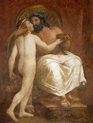 Jupiter Kissing Ganymede