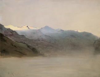 The Gastein Valley in the Fog