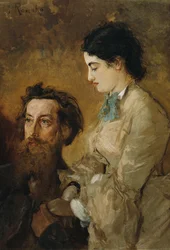 The Sculptor Reinhold Begas with His Wife Margarethe