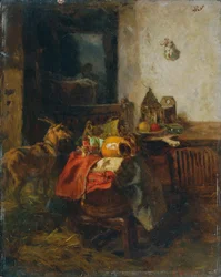 Farmhouse Room with a Still Life