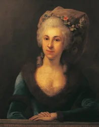 Portrait of Marianne von Martines, Singer and Composer, Student of Franz Joseph Haydn