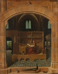 Saint Jerome in his Study