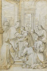 Saint Bruno Meets Bishop Hugh of Cologne