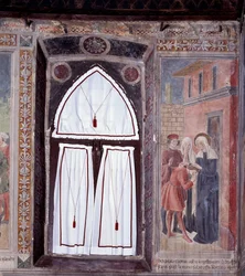 Life of St. Francesca Romana: A Hunchback is Healed by the Saint