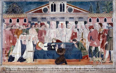 Life of St. Francesca Romana: The death of the saint