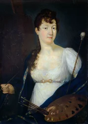 Self-portrait by Antonietta Costa Galera (1777-1859)