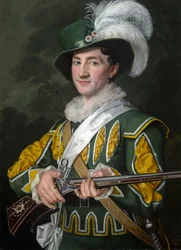 Alois Jelen as Max in the opera Der Freischütz by Carl Maria von Weber