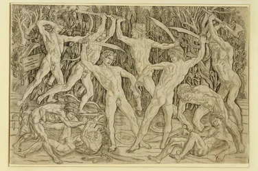 Combat of Nude Men