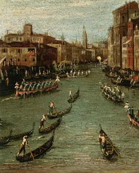 The Historical Regatta: Gondolas on Grand Canal