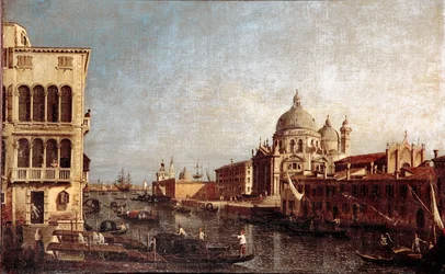 View of the Church of Salute in Venice by Giovanni Antonio Canal (1740-1750). Museo Correr, Venice