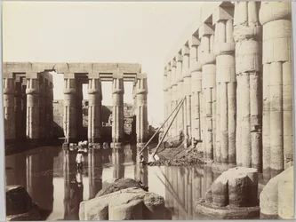 Temple of Luxor (View of the Court of Amenhotep III)