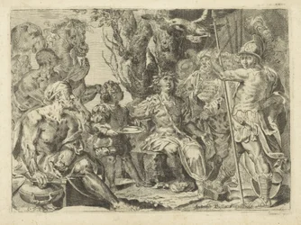 Commander with His Retinue