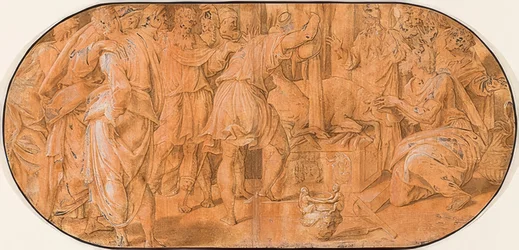 Elijah Sacrifices in the Presence of Ahab