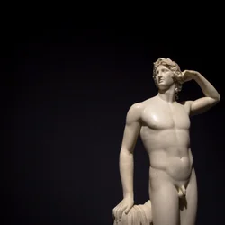 The Ancient Sculpture Apollo Crowning Himself - 1782 - Antonio Canova