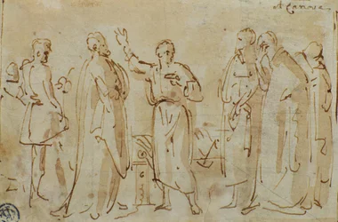 Socrates Drinks the Cup of Hemlock, c. 1787