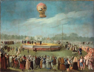 Ascent of a Balloon in the Presence of the Court of Charles IV