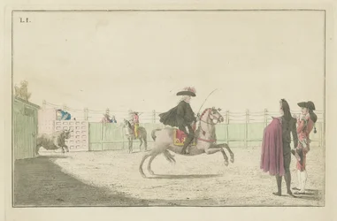 Plate I, from the Series Collection of the Main Actions in a Bullfight
