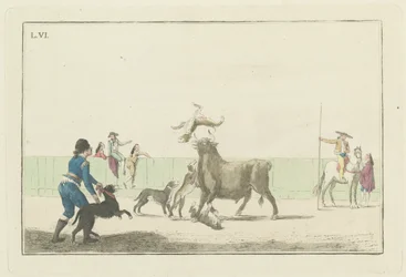 Plate VI, from the series Collection of the Main Actions in a Bullfight