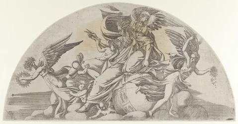 God Seated on the World, 1540-45