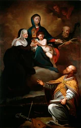 Virgin with Child, with Saint Erasmus of Formia, Saint Augustine of Hippo, and Saint Clare
