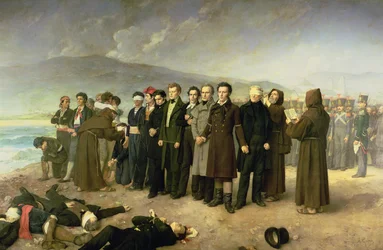 Execution of José María de Torrijos y Uriarte (1791-1831) and his Companions in 1831, 1888