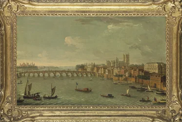 Four Views of London: The Thames Looking Towards Westminster, c.1700-77