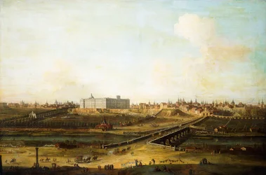 Madrid and the Palacio Real from the West Bank of the Manzanares, 1752-53
