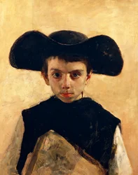 Prevetariello (little priest), 66 x 53 cm