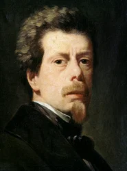 Self-portrait of the artist