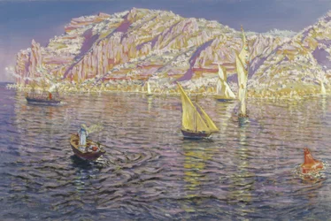 Seascape. View of the Bay of Palma de Mallorca
