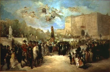 The Translation of the Remains of Pedro Calderon de la Barca to the Panteon de Hombres Ilustres