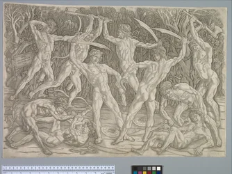 Battle of the Nudes, circa 1475