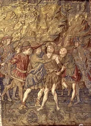 The Arrest of St. John the Baptist, tapestry depicting scenes from the life of the saint