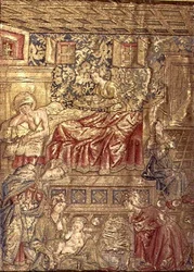 The Birth of St. John the Baptist, Tapestry Depicting Scenes from the Life of the Saint