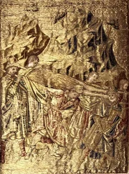 The Transportation of the Body of St. John the Baptist, tapestry depicting scenes from the life of the saint