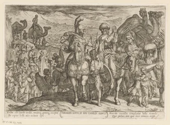Abraham Brings Lot and His Family to His Own Land (Old Testament Battle Scenes)