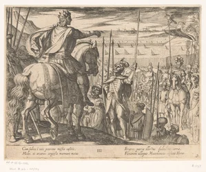 Alexander the Great Instructing Macedonian Soldiers