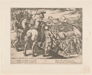 Alexander the Great Leading a Battle