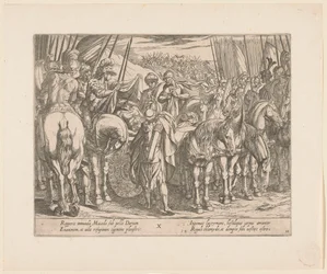 Alexander the Great finds the body of Darius