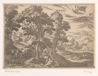April: Plowing and Sowing (Bull) (series title: The Twelve Months)