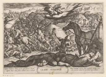 The angel of death overcomes the army of Sennacherib