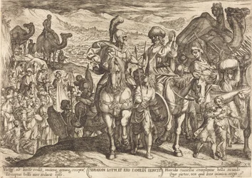 Lot and His Family Recalled Home by Abraham