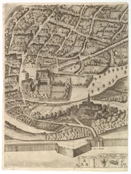 Plan of the City of Rome, Part 11 with the San Pancrazio Left Bank