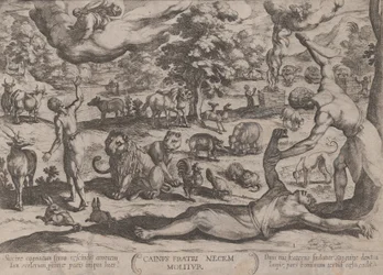 Plate 1: Cain Killing Abel, from 