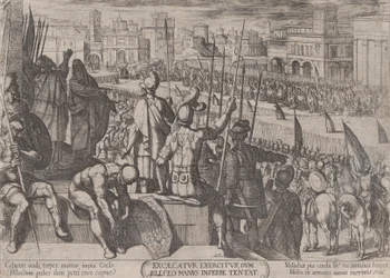 Elisha Bringing the Blinded Syrian Army to the King of Israel