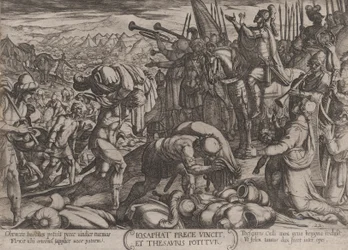 Plate 22: Josaphat Thanking God for His Victory, from 